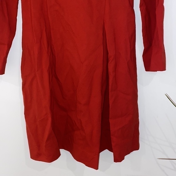 cos pleated midi dress with long sleeves Size 6 - Picture 5 of 11